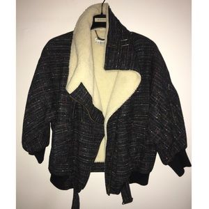 See By Chloe SBC NWOT Shearling Bomber Teddy Winter Jacket Coat